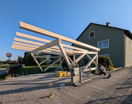 Maßgefertigter Holz-Carport in Neuburg a. d. Donau