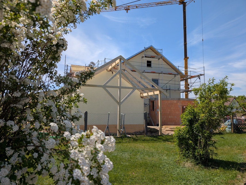 Dachstuhl-Projekt der Zimmerei H.A.u.S bei Neuburg